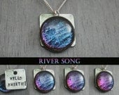 River Song Inspired "Hello Sweetie" Color Shifting Necklace