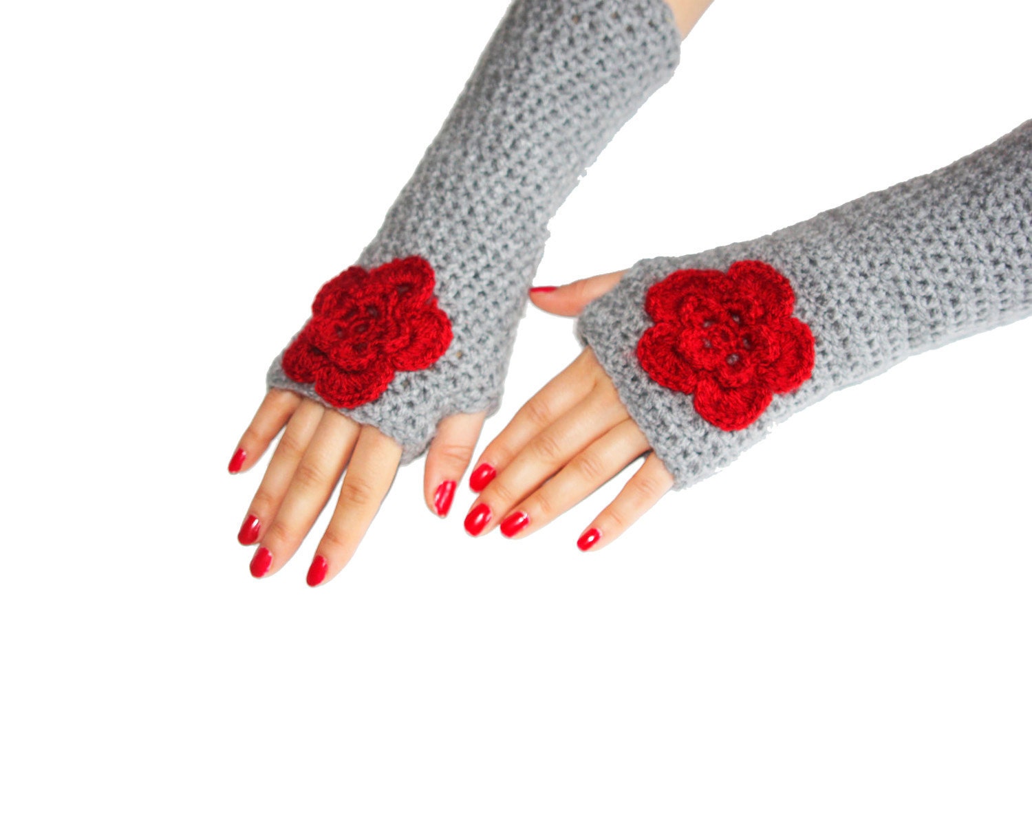Gloves, Adult crochet fingerless, glove, Long Wool Gloves,Winter gifts, Mittens, women accessories,  arm warmers.