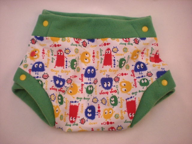 Large PUL and Fleece Diaper Cover