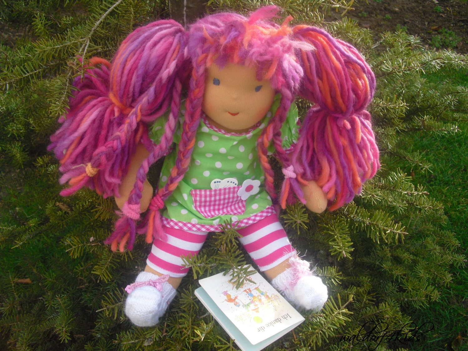 16 inch handmade organic waldorf doll Ready for Shipping  dress up dollcloth doll human figure doll waldorf girl doll