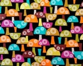 Michael Miller Fabric -  1/2 Metre Scandi Mushrooms in Forest - Norwegian Woods