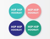 Hooray Sticker Set