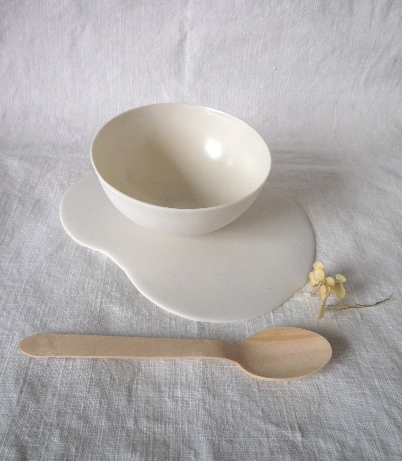 Porcelain white bowl