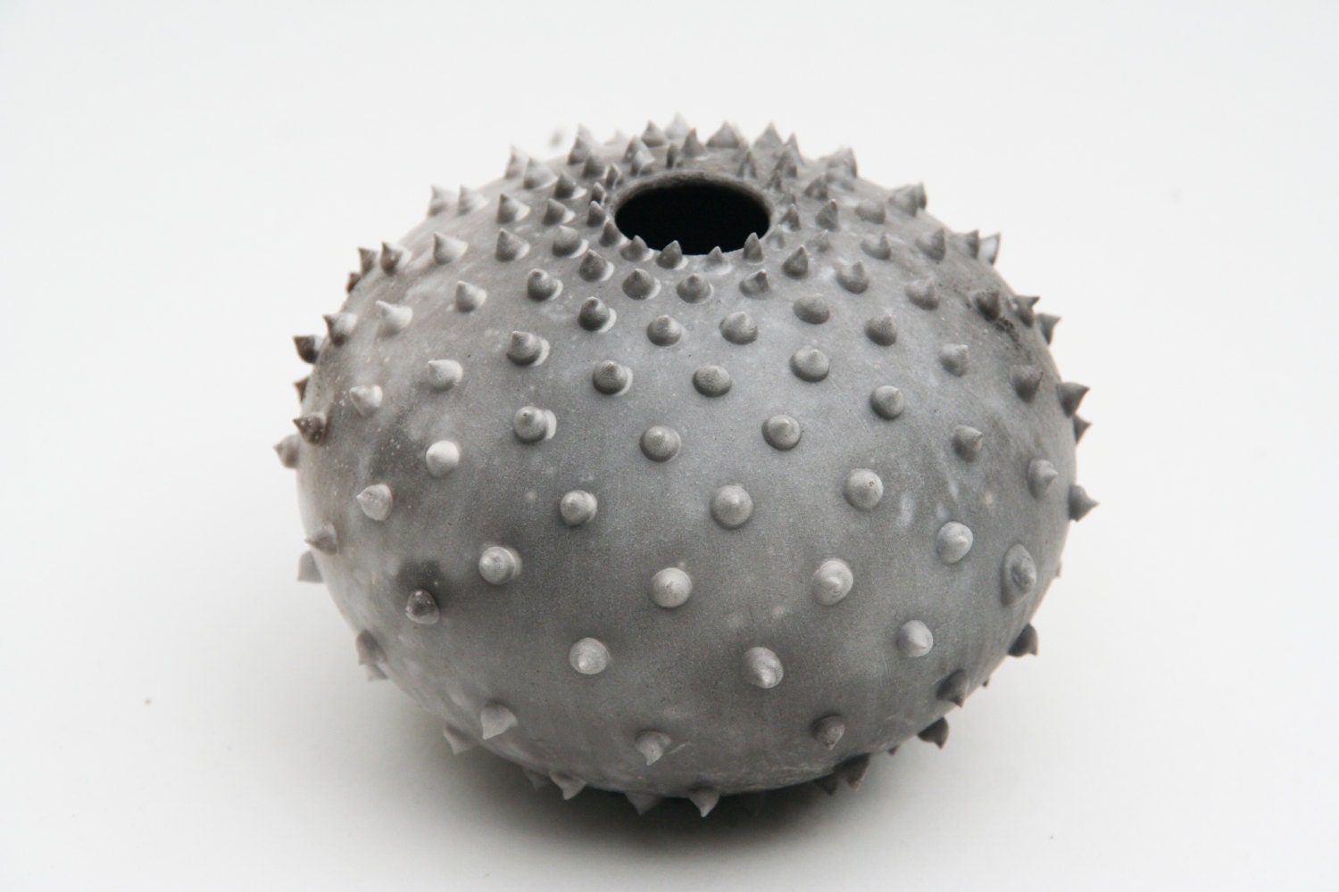 Spiked Ceramic Pot - Sawdust Fired