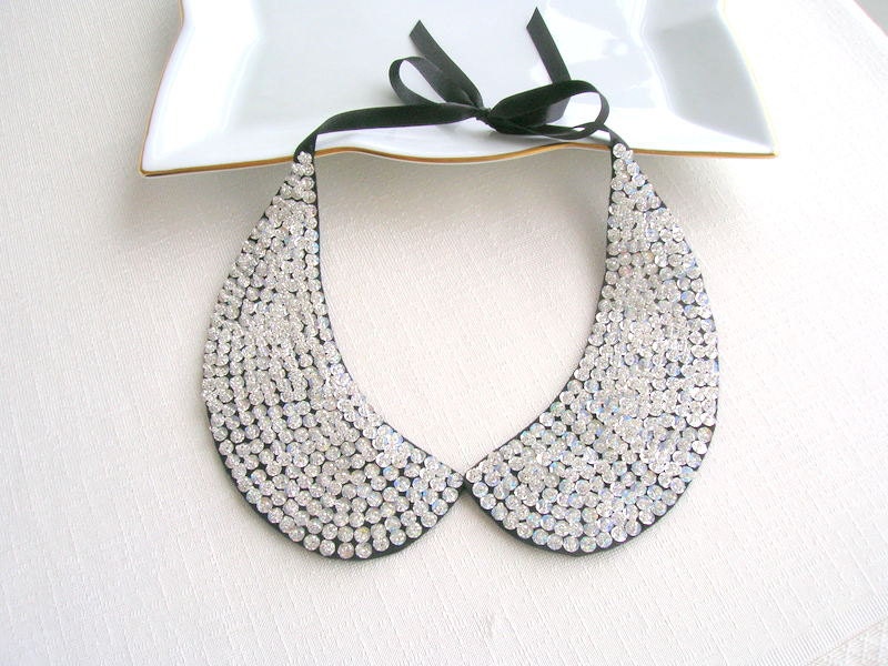 FREE SHIPPING :) Handmade silver collar necklace - NurayAytac