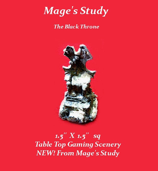 The Black Throne Dungeons and Dragons Terrain  25 mm scale Accessories