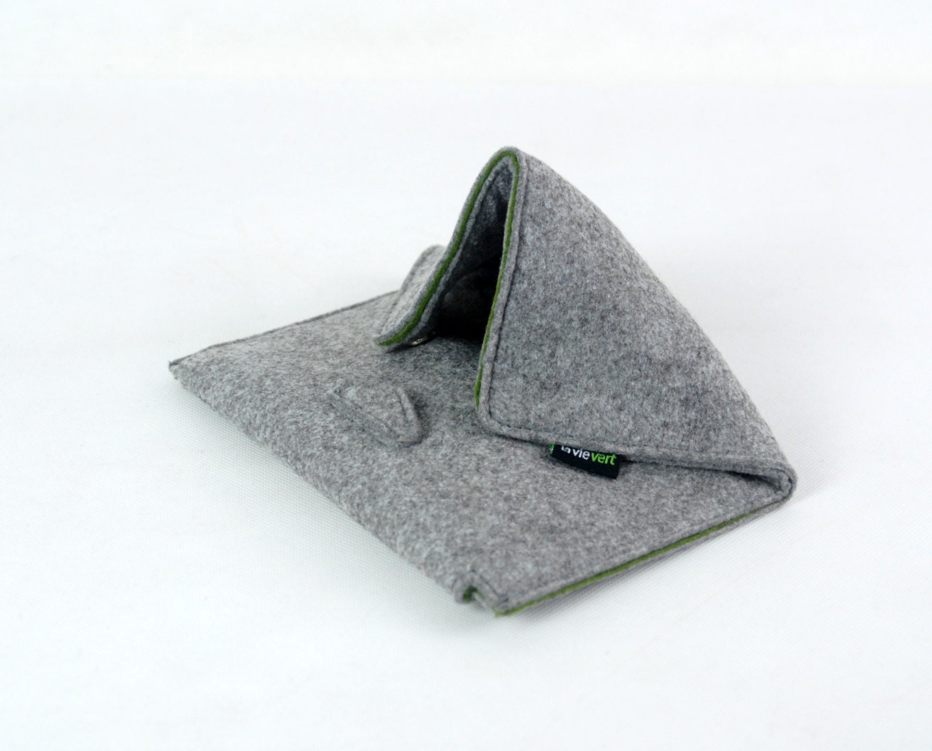 Felt Snug fit iPad sleeve iPad bag iPad Case iPad Stand for iPad 2 3 4 Handmade Custom Made :E568-LGra01
