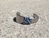 Silverware Fused Glass Cuff Bracelet