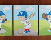 Texas Rangers Baseball Bears