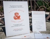 Adorable Ampersand Wedding Invitation Set - Bronze Level