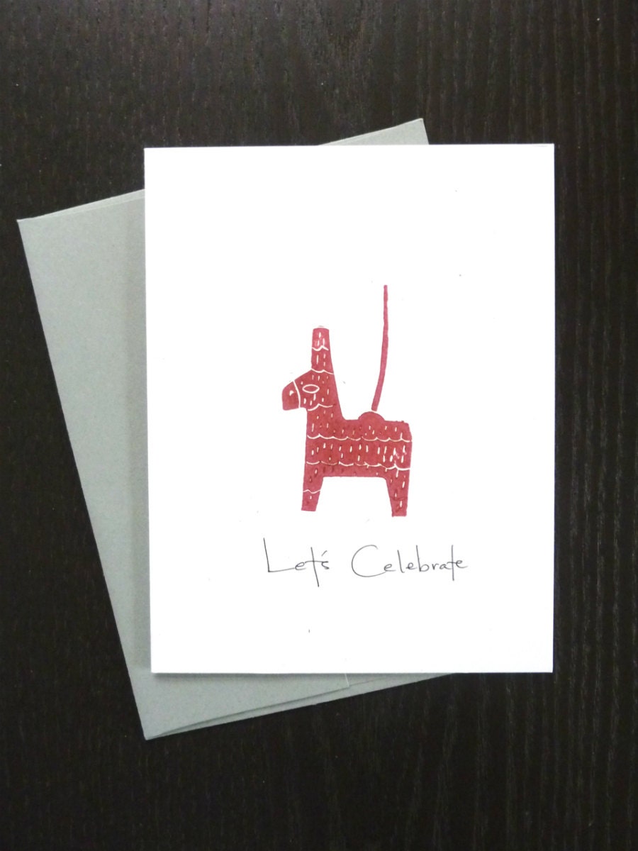 Let's Celebrate - Pinata card