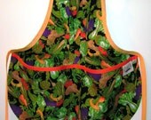 Mary's Child's Harvesting/Cooking/Art Aprons 100% Cotton Print Fabrics (Veggie print)