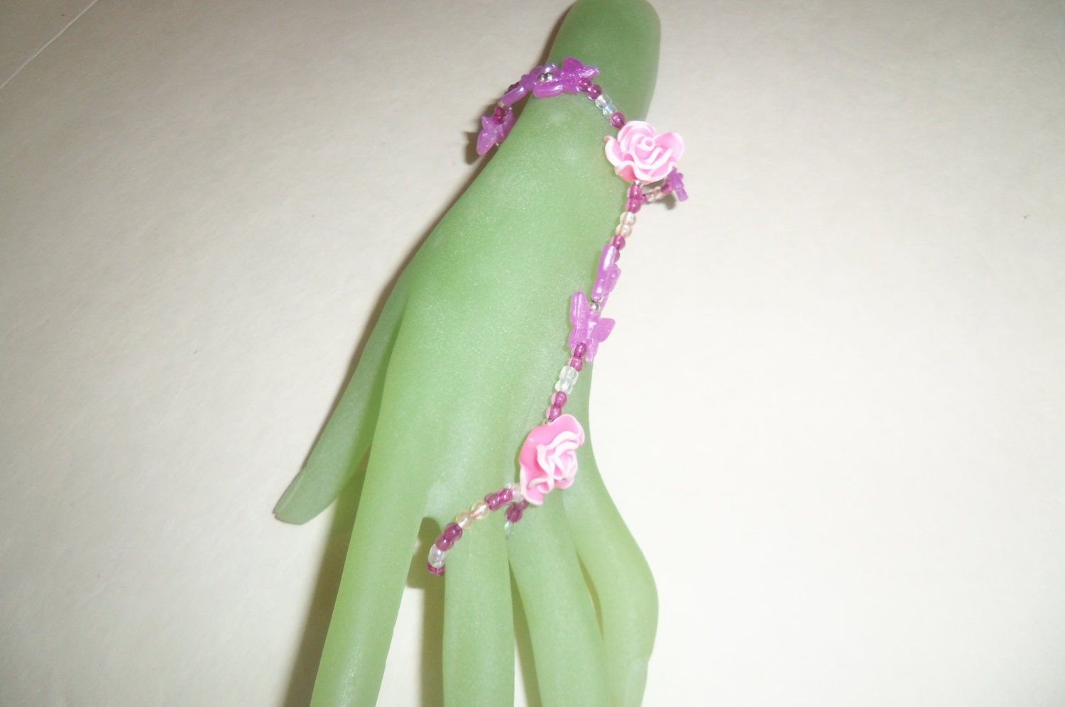 Slave bracelet, Little girl-Big girl Flowers and butterflies