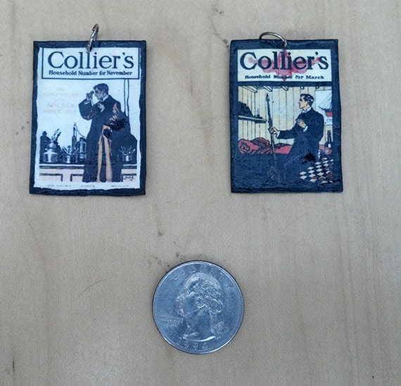 Sherlock Holmes Magazine Cover Pendants