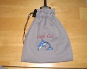 Embroidered Dog Treat Bag