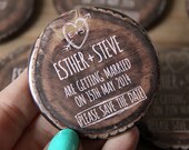 WOODLAND design - Save the Date Magnets