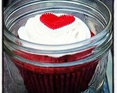 Red Velvet Jar Cakes - 2 Jar Cakes 