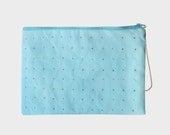 Mint Pink Portfolio Clutch Bag 0X11