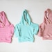 handmade baby raglan hoodie / sweatshirt with button placket // custom order size and color