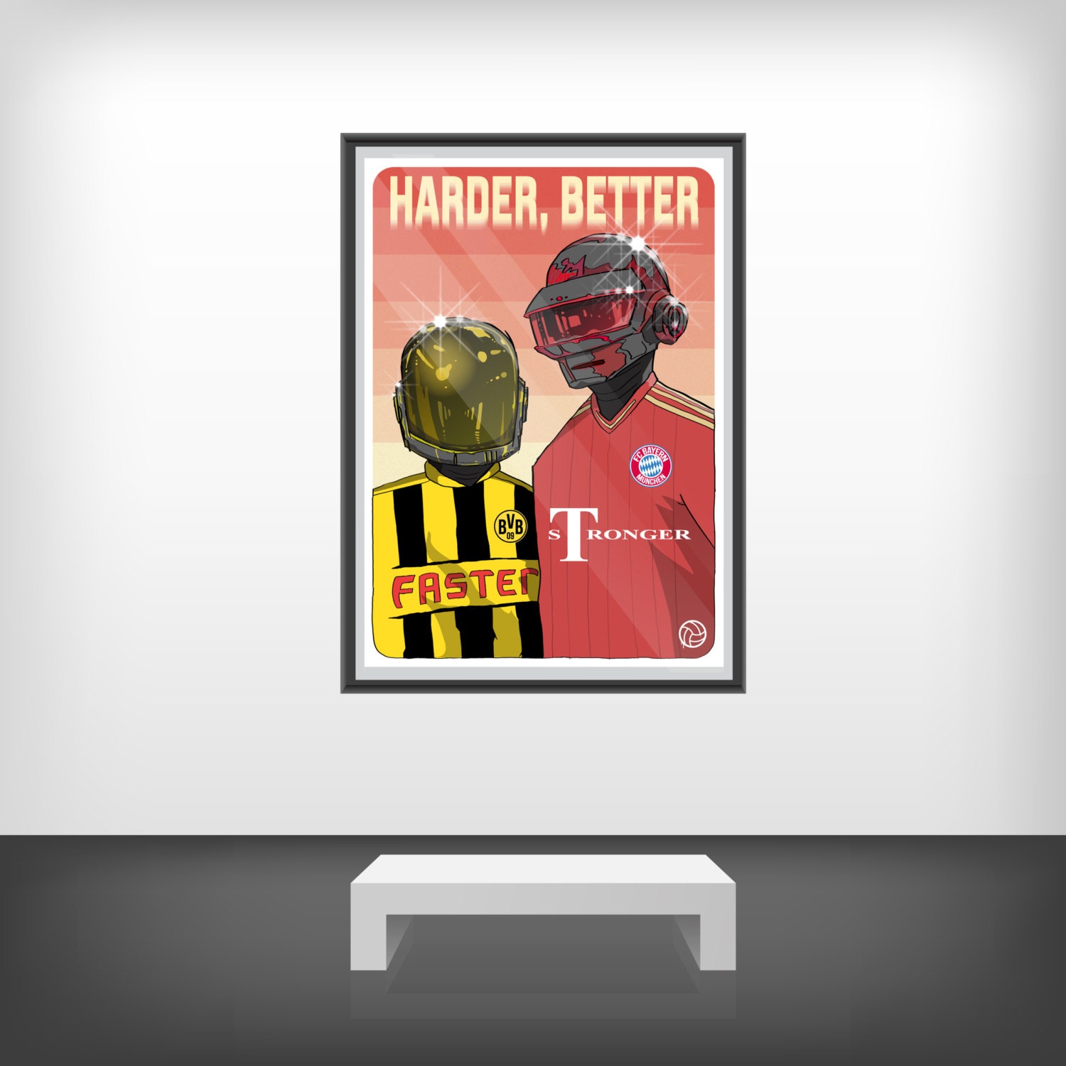 Harder, Better, Faster, Stronger - SRA3 Print