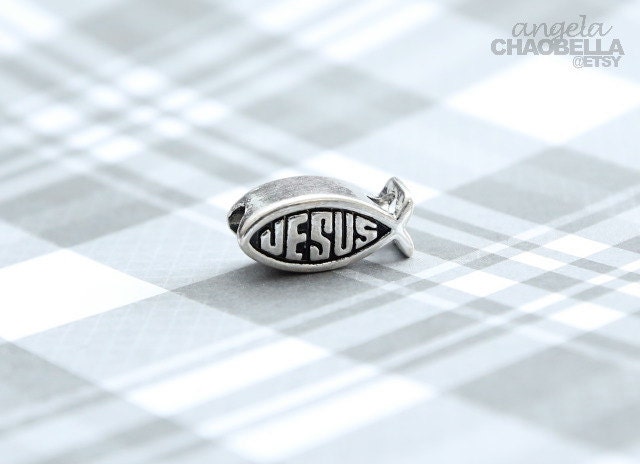 Authentic Jesus charm for european charm bracelets