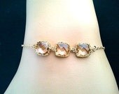 Autumn in Love Champagne Gold Bracelet - wedding bracelet,Gemstone,mother's day gift,Friendship,bridesmaid gifts,Wedding jewelry