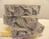 BLACK RASPBERRY VANILLA handmade soap...bath and beauty...personal care..skin care..gift ideas.. for her
