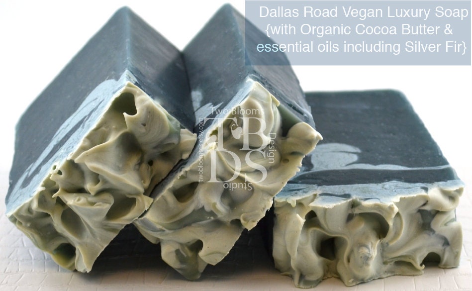 Dallas Road Vegan Luxury Soap - Cold Process Soap - Bay, Fir Soap - Natural Soap - Organically Infused Soap - Soap for Men