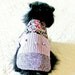 Small Dog Clothes Cotton Dress - Lavender, Pink, Navy & Black Yorkie Poodle