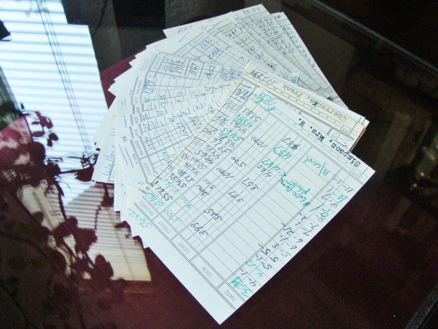 Vintage Ledger Papers