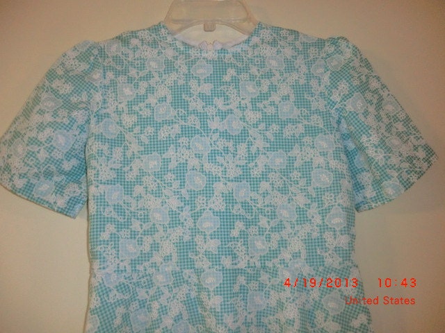 Modest Cotton Mennonite Girls  Dress Size 8X