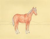 Sunshine Horse - Original Drawing