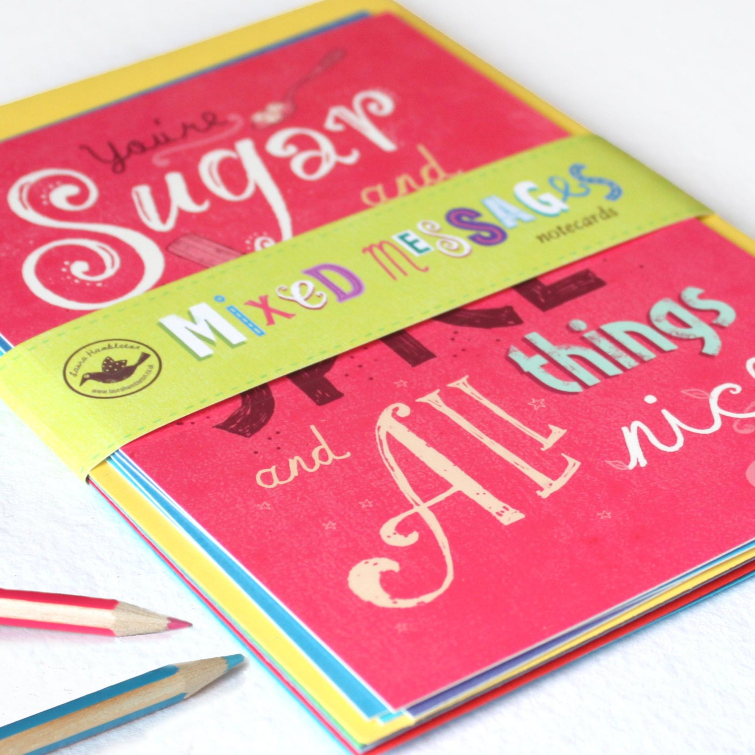 Mixed Messages - postcards and envelopes set