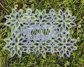 Window Words: "Grow" like the grass - Earth Day Acrylic Window Hanging