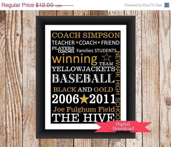 SALE Coach Gift- Quick and Easy PDF