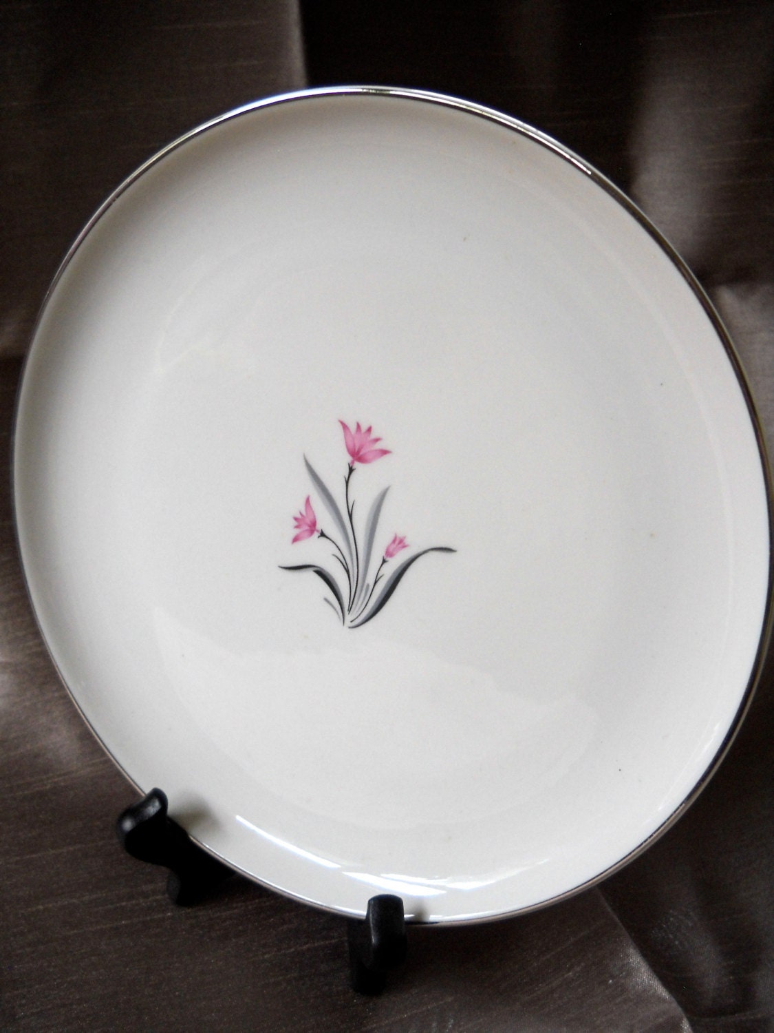 Vintage China Plate, Syracuse Alpine, Made in America