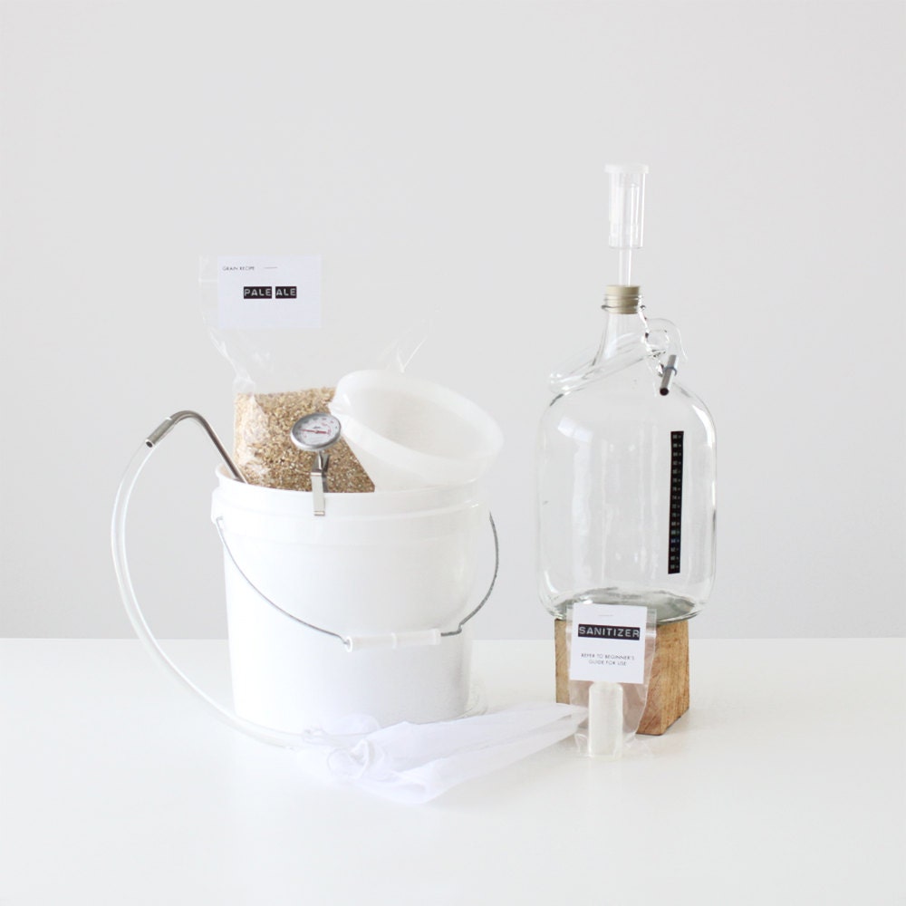 1 Gallon Deluxe Beer Kit with Grain Recipe