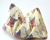 Microwave Corn Bag God Bless America Print , Corn Bag, Microwave Heating Pad, Corn Sack, Washable cover