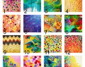 MIX AND MATCH 5x7 Fine Art Prints, High Quality Glossy Finish Digital Prints, You Choose Any 3, Beautiful Colorful Nature Artwork Gift