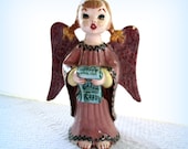 Vintage Angel Singing Oh Holy NIght