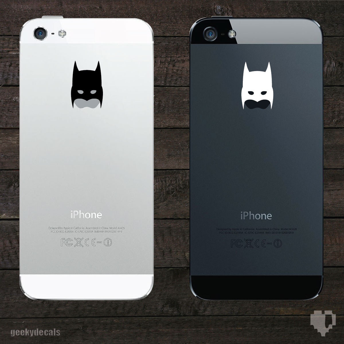 Batman inspired mask iPhone Decal