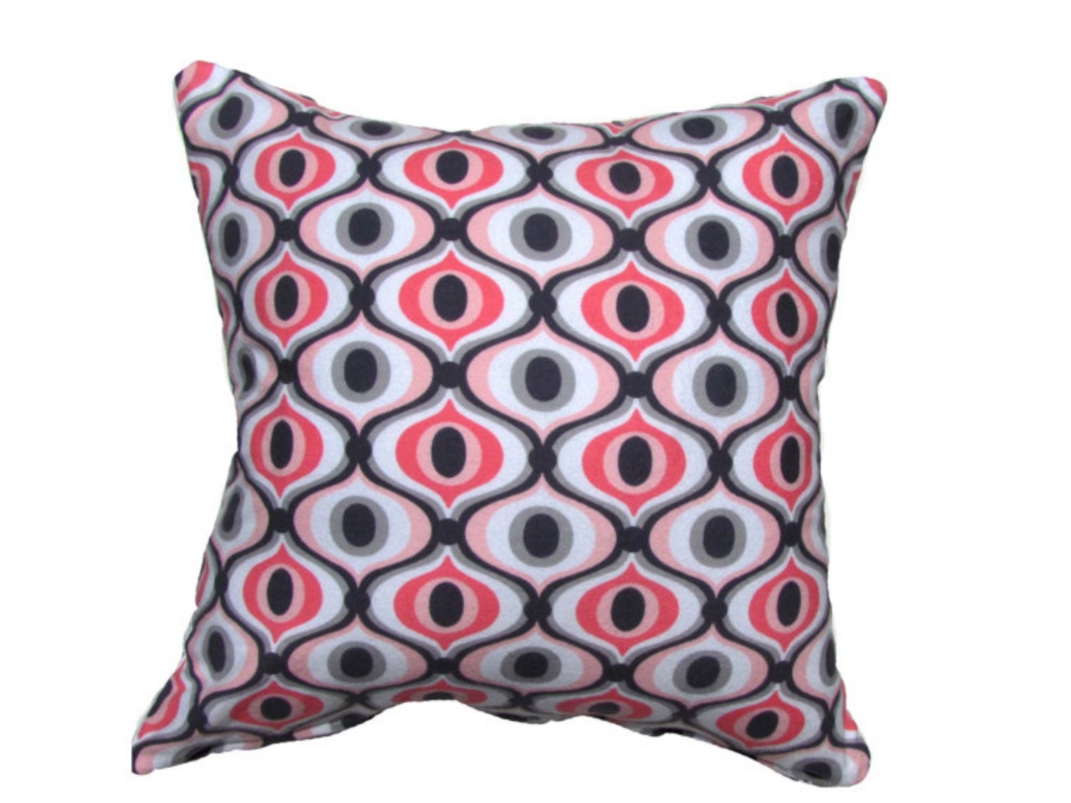 Pink Pillow Covers-Geomrtric Pillow Cover-Micheal Miller Groovy Pattern.16 x16" or 17 x 17" or  18 x 18" Pillow Cover