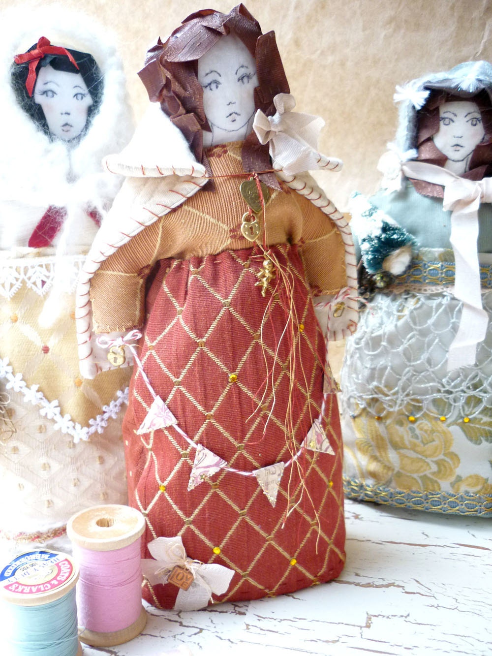 Valentine Decoration Cloth Art Doll - Valerie