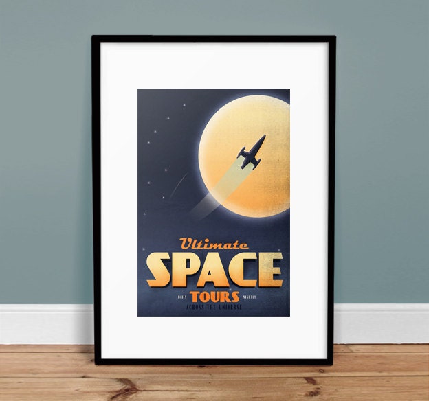 Space Tours Poster Art Print