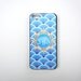Personalized iPhone Case - Steering Wheel - Sea Waves Pattern - Monogram iPhone cover