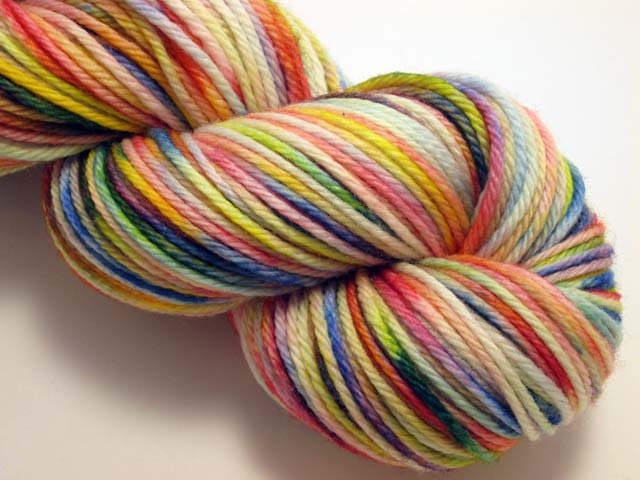 Unicorn Rainbow Fight - Bested Base - 100% SW Merino - Variegated - 218 yds