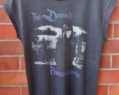 Rare vintage 1985 80s The Damned Phantasmagoria uk tour concert paperthin t-shirt tops