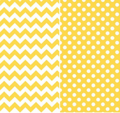 Latchy Catchy in Yellow Chevron&Dot Reversible (Patents Pending)