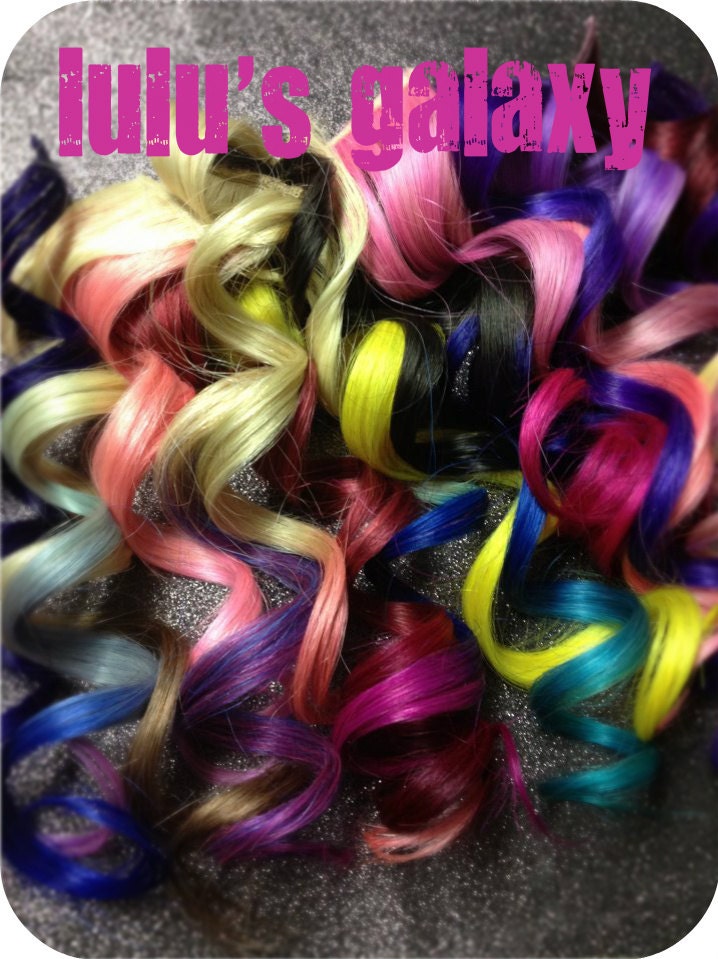 ROCKSTAR OMBRE/ choose your colors / human hair extension/ clip-in hair wefts/  free people style (4) hair extensions