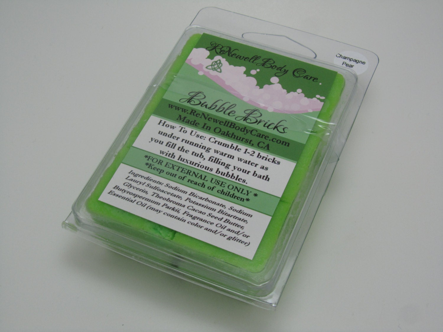 Champagne Pear Bubble Bricks